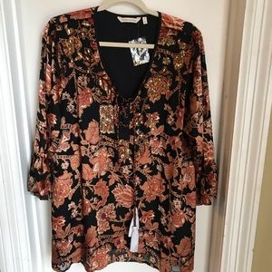 Soft Surroundings XL Velvet Tunic